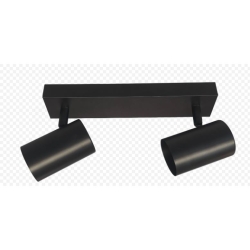 Kinkiet GU10 LED Richi ruchomy x2 czarny-37957