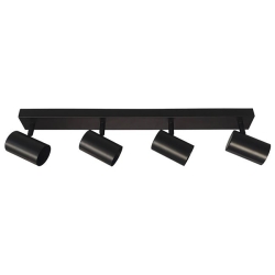 Kinkiet GU10 LED Richi ruchomy x4 czarny-38029