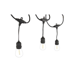 Girlanda LED 230V 10m 10x E27 2700K-38447