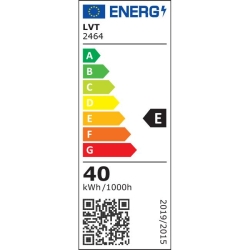 Panel LED nastropowy 300*1200*38mm 40W czarny-38522