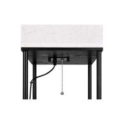 Lampa podłogowa Ganto 2 1xE27 160cm czarna-38550