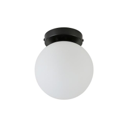 Kinkiet E27 LED Bali-15 15cm x1 czarny-38666