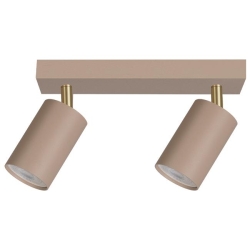 Kinkiet GU10 LED Bardo ruchomy x2 beż+złoty-38745