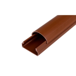 Maskownica RTV PCV 30mm brązowa 100cm-38800