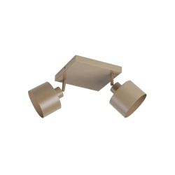 Kinkiet E27 LED Elza ruchomy x2 beżowy-38948