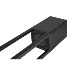 Lampa ogrodowa LED E27 Polin stojąca 250cm czarna-39143