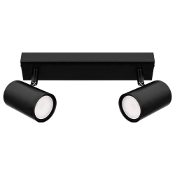 Kinkiet GU10 LED Richi ruchomy x2 czarny-39190