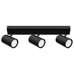 Kinkiet GU10 LED Richi ruchomy x3 czarny-39207