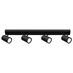 Kinkiet GU10 LED Richi ruchomy x4 czarny-39225