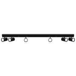 Kinkiet GU10 LED Richi ruchomy x6 czarny-39236