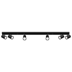 Kinkiet GU10 LED Richi ruchomy x6 czarny-39237