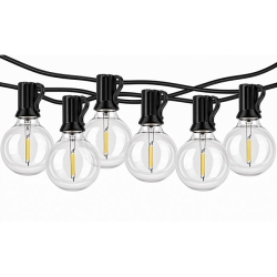 Girlanda LED solarna 10m 10x E12 2700K pilot-39352