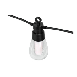 Girlanda LED 24V 6,5m 10x LED 2700K łezka płomień-39398