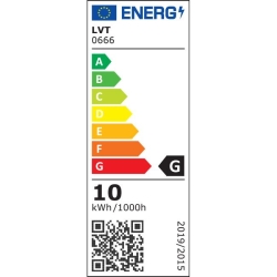 Girlanda LED 24V 6,5m 10x LED 2700K łezka płomień-39401