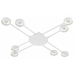 Żyrandol LED GX53 Zibo x8 biały-39405