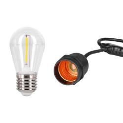 Girlanda LED 230V 15m 15x E27 2700K-39436