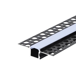 Profil Led Masterled GK 12mm-2 2m czarny mleczny-39453