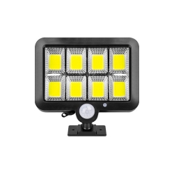 Naświetlacz LED solarny IP44 8xCOB PIR-39467