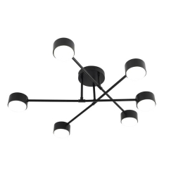 Żyrandol LED GX53 Komi x6 czarny-39500