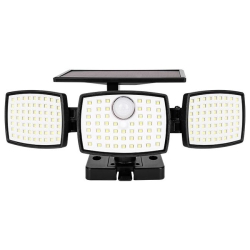 Naświetlacz LED solarny IP44 179xSMD PIR-39672