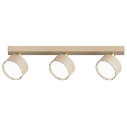Kinkiet GX53 LED Capris ruchomy x3 beżowy+złoty-39821
