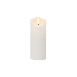 Świeczka LED 5x15cm 2000K 2xAA płomień biała-39913