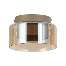 Kinkiet GX53 LED Glossy x1 beżowy bursztyn-39946