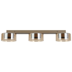 Kinkiet GX53 LED Glossy x3 beżowy bursztyn-39950