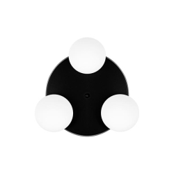 Kinkiet E27 LED Bali-12 29cm x3-1 czarny-39968