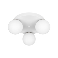 Kinkiet E27 LED Bali-12 29cm x3-1 biały+złoty-39974