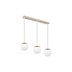 Oprawa wisząca E27 Bali-12 50cm x3-1 beż+złoty-40218