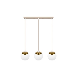Oprawa wisząca E27 Bali-12 50cm x3-1 beż+złoty-40221
