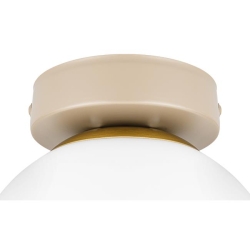Kinkiet E27 LED Bali-15 15cm x1 beż+złoty-40237