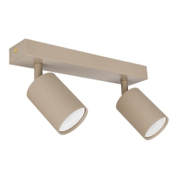 Kinkiet GU10 LED Lucerno ruchomy x2 beżowy-40255