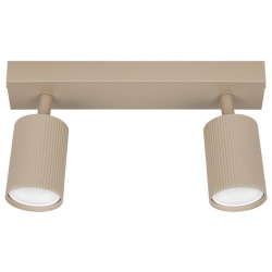 Kinkiet GU10 LED Lucerno ruchomy x2 beżowy-40256