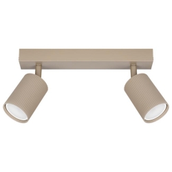 Kinkiet GU10 LED Lucerno ruchomy x2 beżowy-40257
