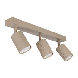 Kinkiet GU10 LED Lucerno ruchomy x3 beżowy-40259