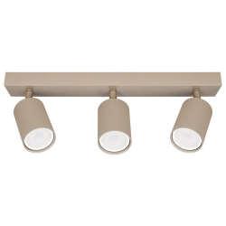 Kinkiet GU10 LED Lucerno ruchomy x3 beżowy-40261