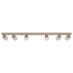 Kinkiet GU10 LED Lucerno ruchomy x6 beżowy-40270