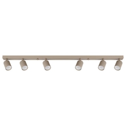 Kinkiet GU10 LED Lucerno ruchomy x6 beżowy-40272