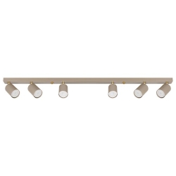 Kinkiet GU10 LED Bardo ruchomy x6 beż+złoty-40291