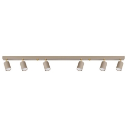 Kinkiet GU10 LED Bardo ruchomy x6 beż+złoty-40293