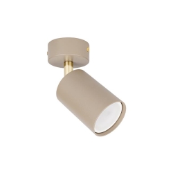 Kinkiet GU10 LED Bardo ruchomy x1 beż+złoty-40295