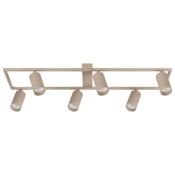 Żyrandol LED GU10 Bumo x6 beżowy-40309