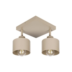 Kinkiet E27 LED Elza ruchomy x2 beżowy-40330