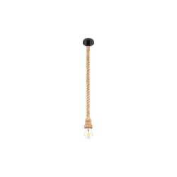 Oprawa wisząca E27 Sznur 120cm x1 czarna-40336