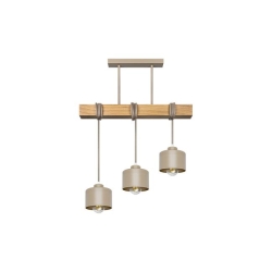 Oprawa wisząca E27 Elza x3 50cm beż + WD-40423