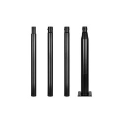 Słup oświetleniowy SQ 60mm 4m 20x20cm czarny-40795