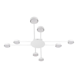 Żyrandol LED GX53 Zibo x8 biały-40805