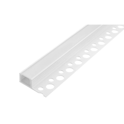 Profil LED PCV 33x12 Wpusz glazura biały 2m Mleczn-41011